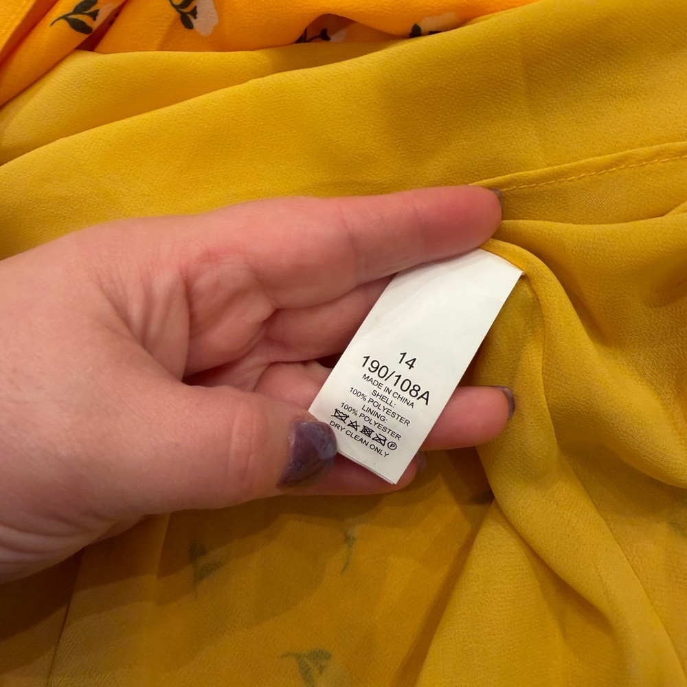 Kate Spade Sunny Yellow Midi Dress - Picture 6 of 6